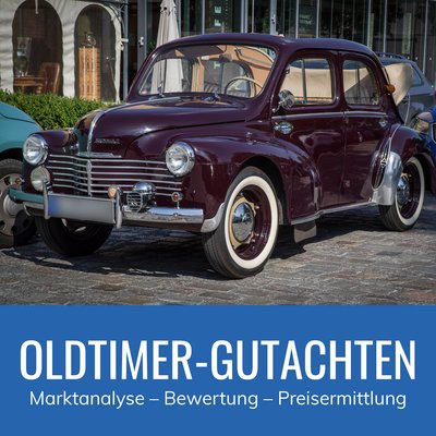  Oldtimer­-Gutachten Oldtimer­-Gutachten Marktanalyse - Bewertung - Preisermittlung